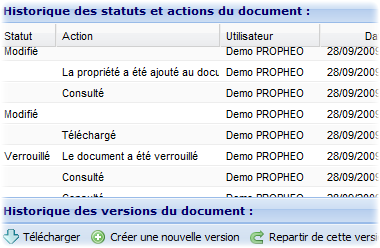 Traçabilité des documents